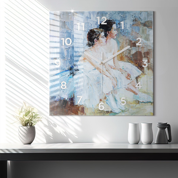 Štvorcové hodiny Mladé baletky