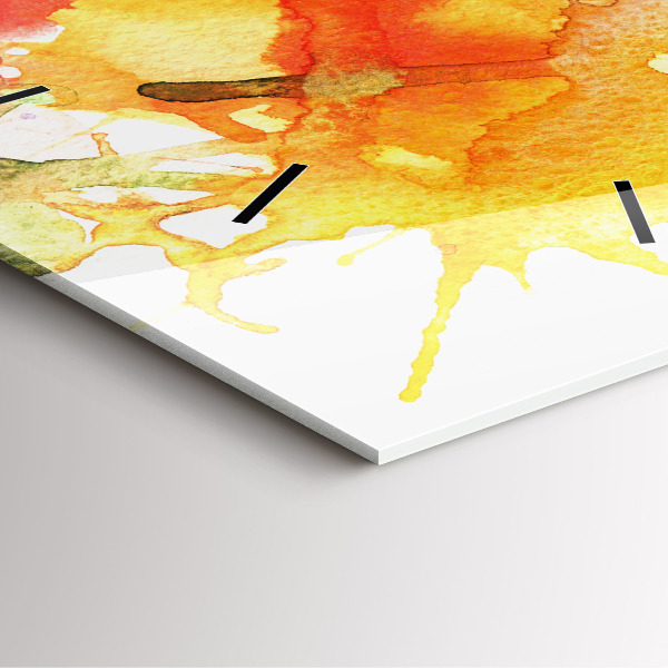 Štvorcové hodiny Farebný portrét ženy