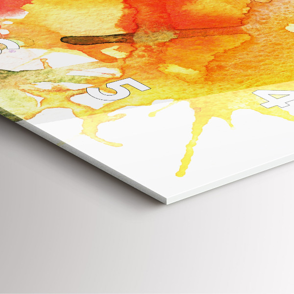 Štvorcové hodiny Farebný portrét ženy