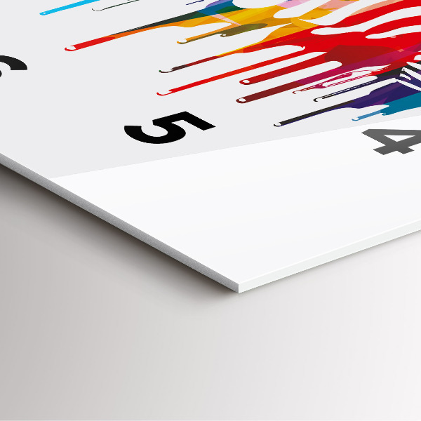 Štvorcové hodiny Farebná zebra