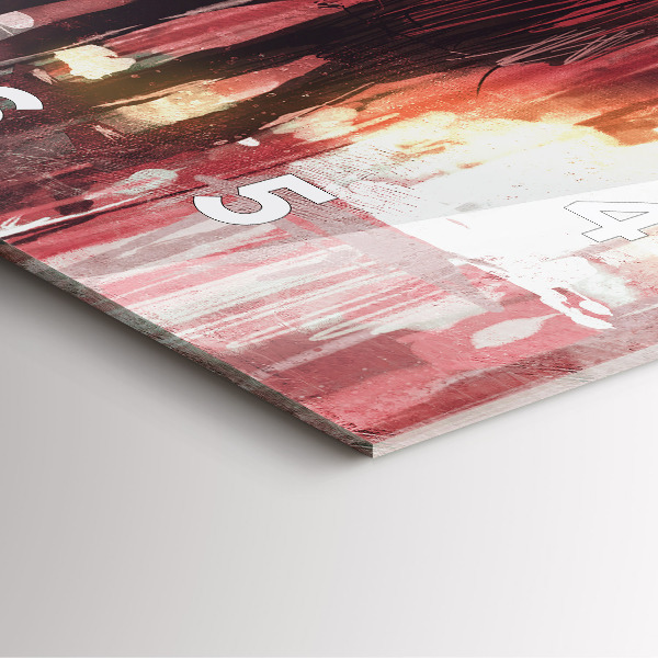 Štvorcové hodiny Mladý pár v láske