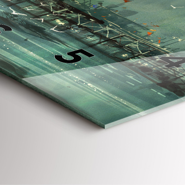 Štvorcové hodiny Rybárska dedina