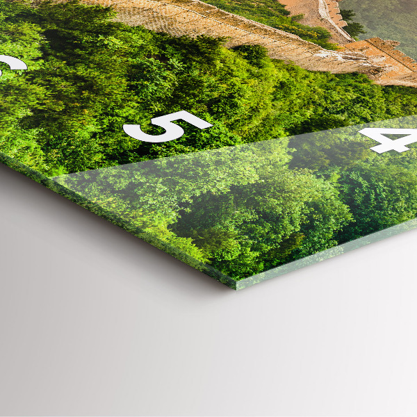 Štvorcové hodiny Veľký čínsky múr