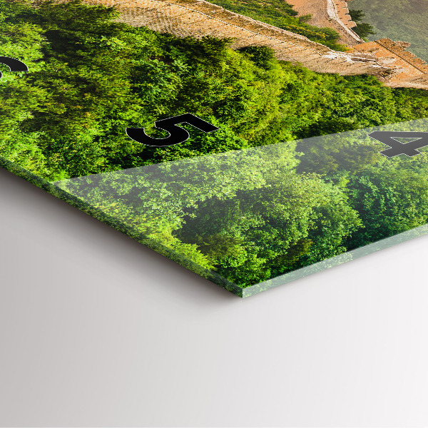 Štvorcové hodiny Veľký čínsky múr