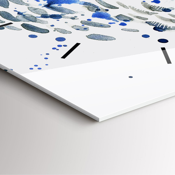 Štvorcové hodiny Soví pohľad