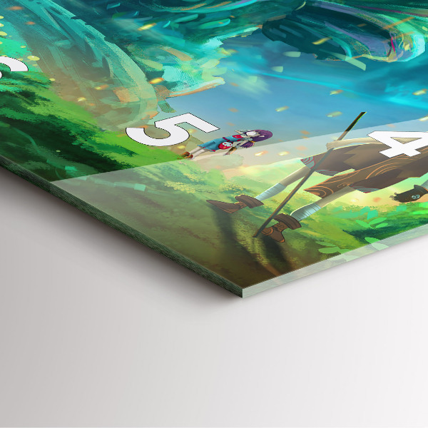 Štvorcové hodiny Deti v lese