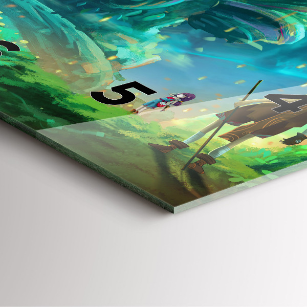 Štvorcové hodiny Deti v lese