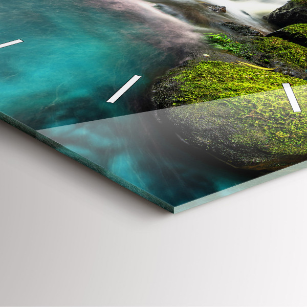 Štvorcové hodiny Vodopád Thajsko