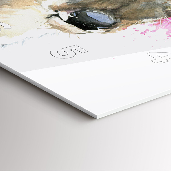 Štvorcové hodiny Jeleň lesný