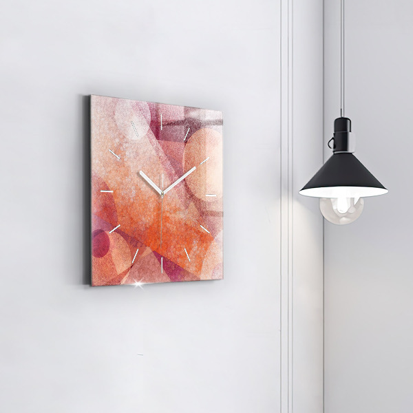 Štvorcové hodiny Geometrická abstrakcia