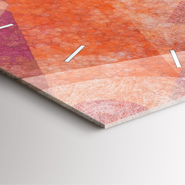 Štvorcové hodiny Geometrická abstrakcia