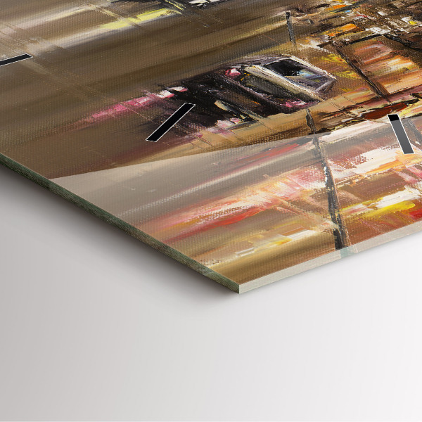 Štvorcové hodiny Architektúra mesta Paríž