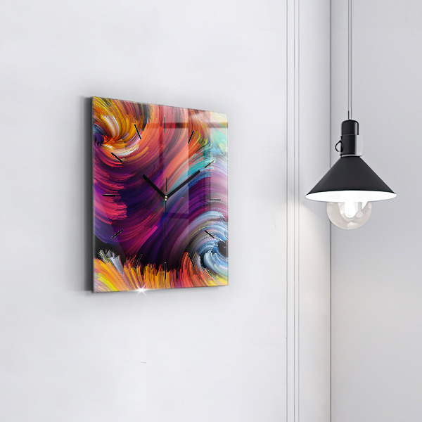 Štvorcové hodiny Predaj abstrakcie