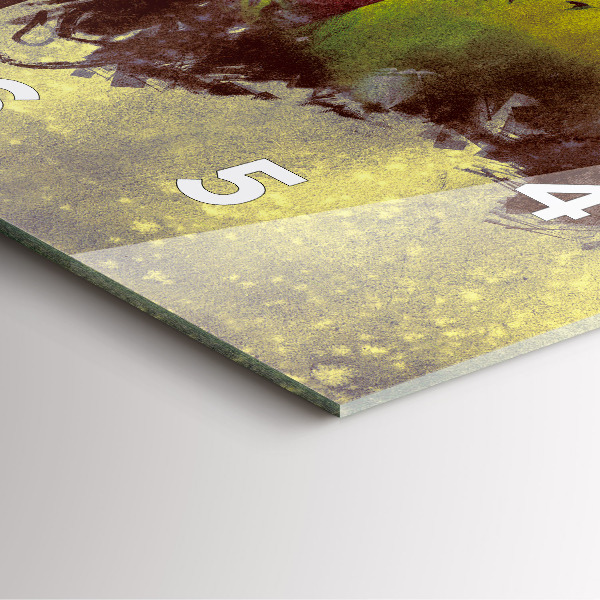 Štvorcové hodiny Žena v lese