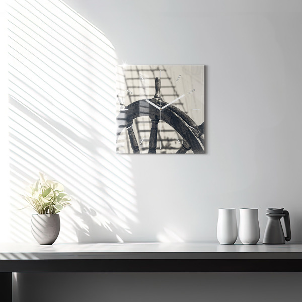 Štvorcové hodiny Staroveká loď