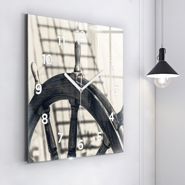 Štvorcové hodiny Staroveká loď