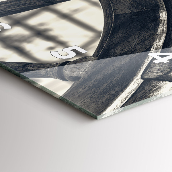 Štvorcové hodiny Staroveká loď