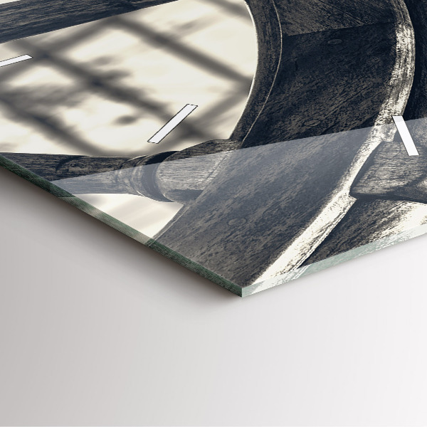 Štvorcové hodiny Staroveká loď