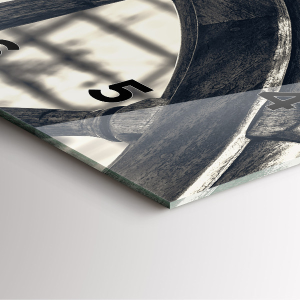 Štvorcové hodiny Staroveká loď