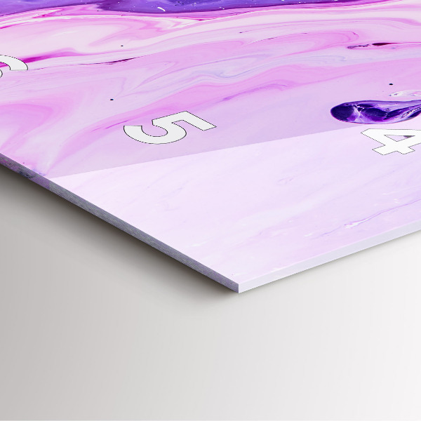 Štvorcové hodiny farebné pozadie