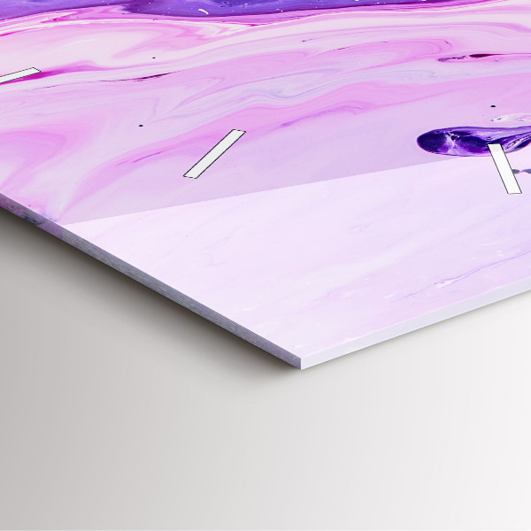 Štvorcové hodiny farebné pozadie