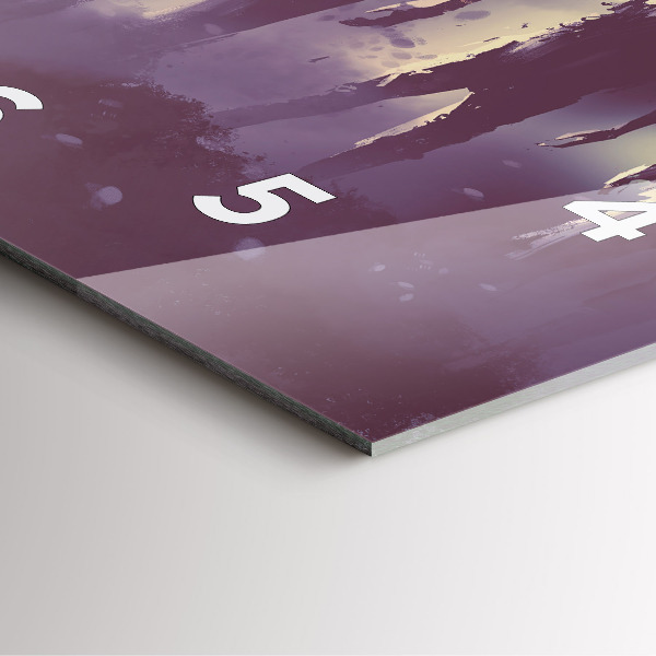 Štvorcové hodiny Zombie v noci - halloween