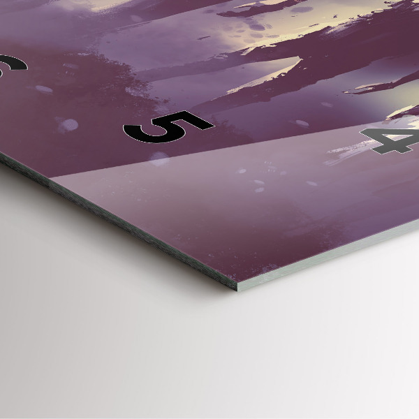 Štvorcové hodiny Zombie v noci - halloween