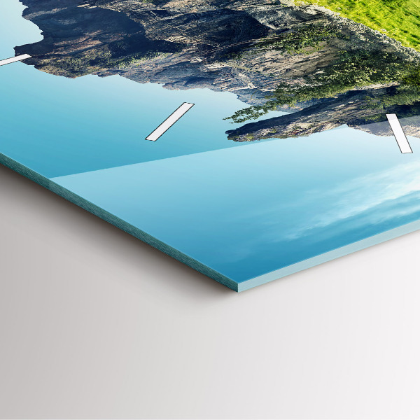 Štvorcové hodiny Lietajúci ostrov