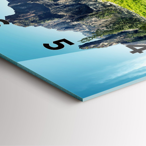 Štvorcové hodiny Lietajúci ostrov