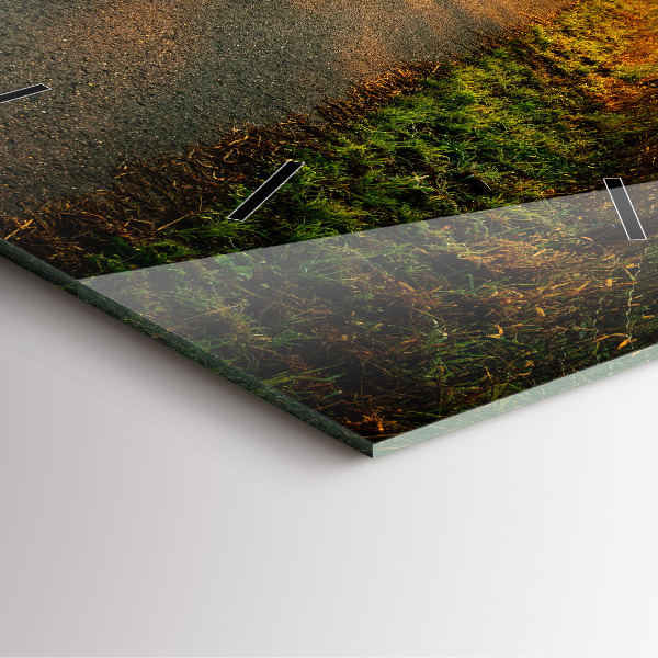 Štvorcové hodiny Hmla pri východe slnka