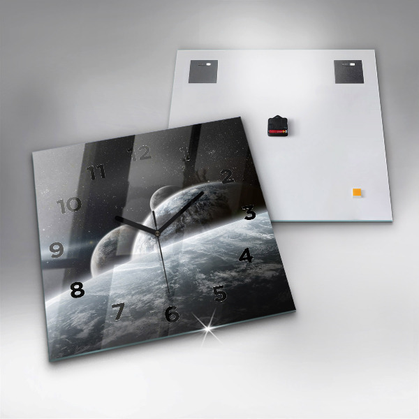 Štvorcové hodiny Vesmír a planéty