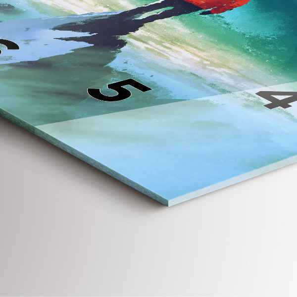 Štvorcové hodiny Muž na Mesiaci