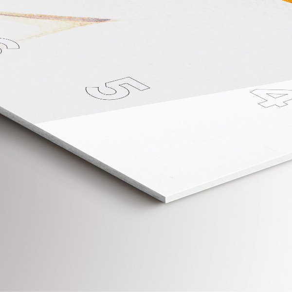 Štvorcové hodiny Žena v klobúku