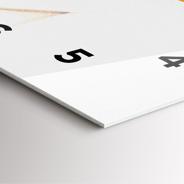 Štvorcové hodiny Žena v klobúku