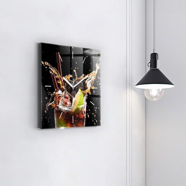 Štvorcové hodiny Pite s ľadom