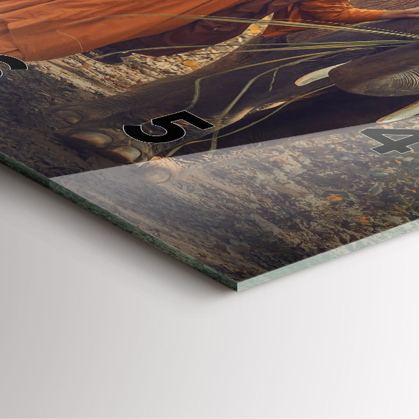 Štvorcové hodiny Mních vedúci slony