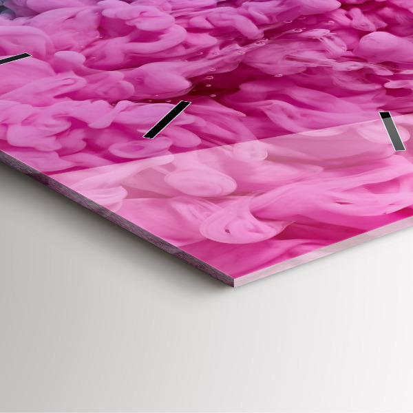 Štvorcové hodiny Moderné umenie – škvrny