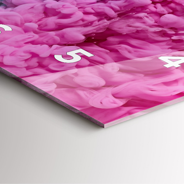 Štvorcové hodiny Moderné umenie – škvrny