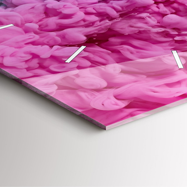 Štvorcové hodiny Moderné umenie – škvrny