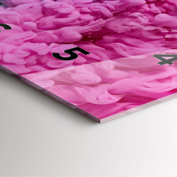 Štvorcové hodiny Moderné umenie – škvrny