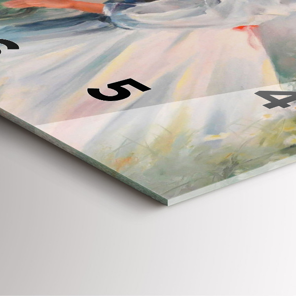 Štvorcové hodiny Krásna žena s koňom