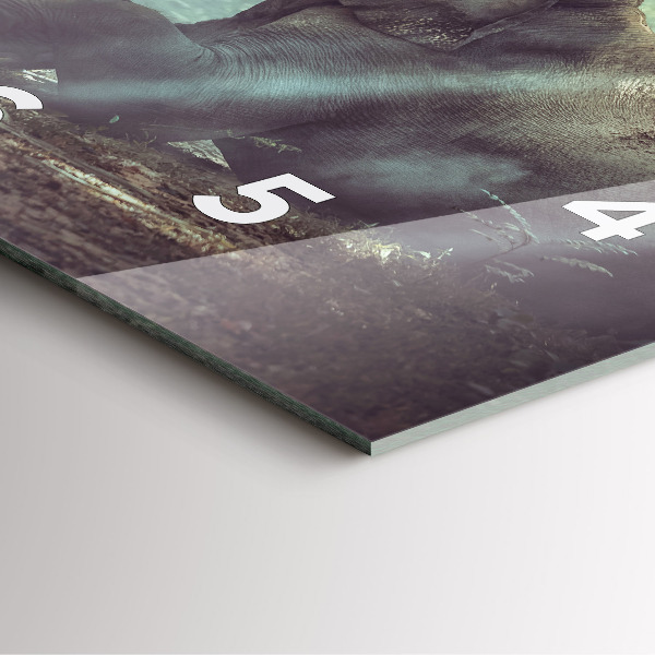 Štvorcové hodiny Chlapec číta knihu