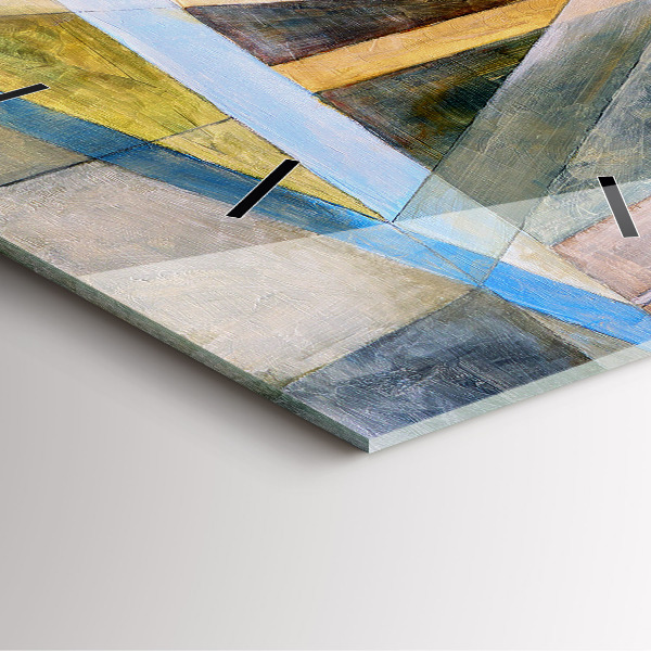 Štvorcové hodiny Impresionistická maľba