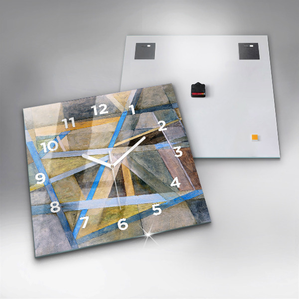 Štvorcové hodiny Impresionistická maľba