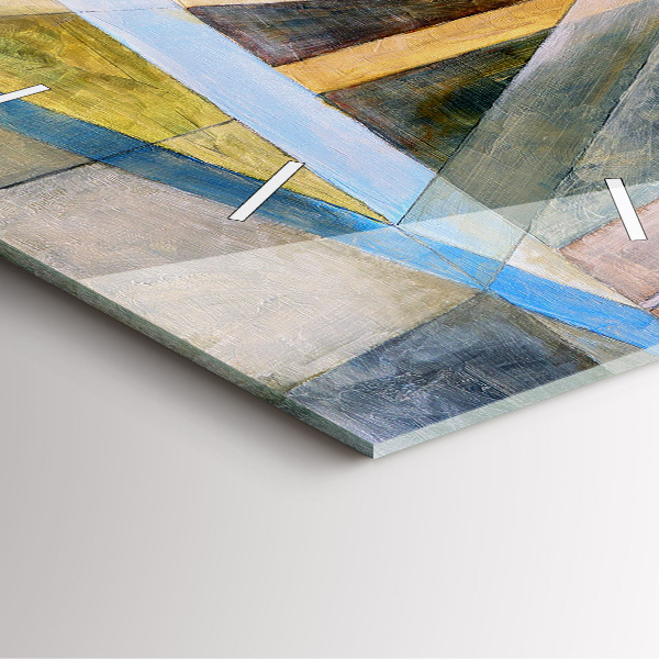 Štvorcové hodiny Impresionistická maľba