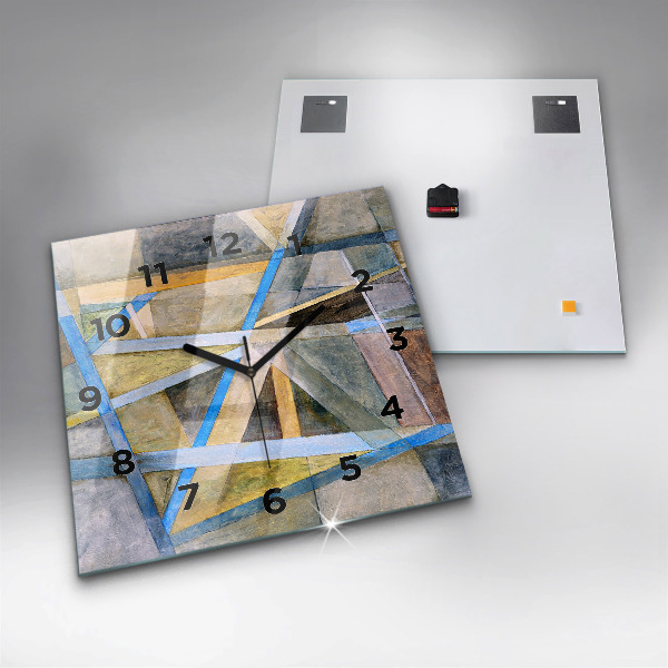Štvorcové hodiny Impresionistická maľba