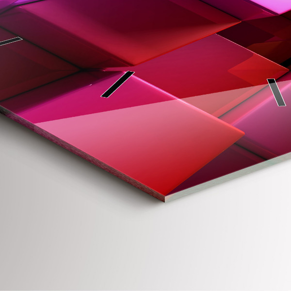 Štvorcové hodiny Farebné kocky