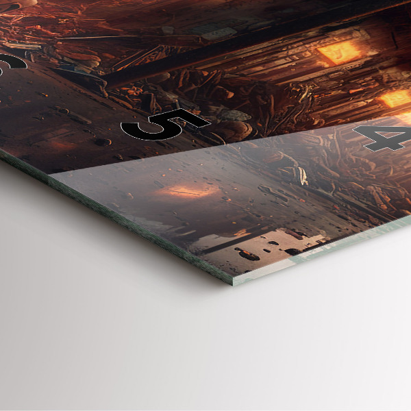 Štvorcové hodiny Apokalyptická budova