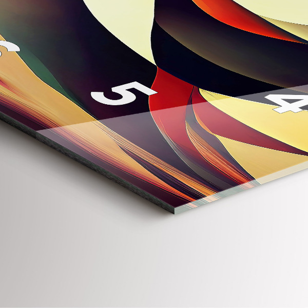 Štvorcové hodiny Abstraktné línie pozadia