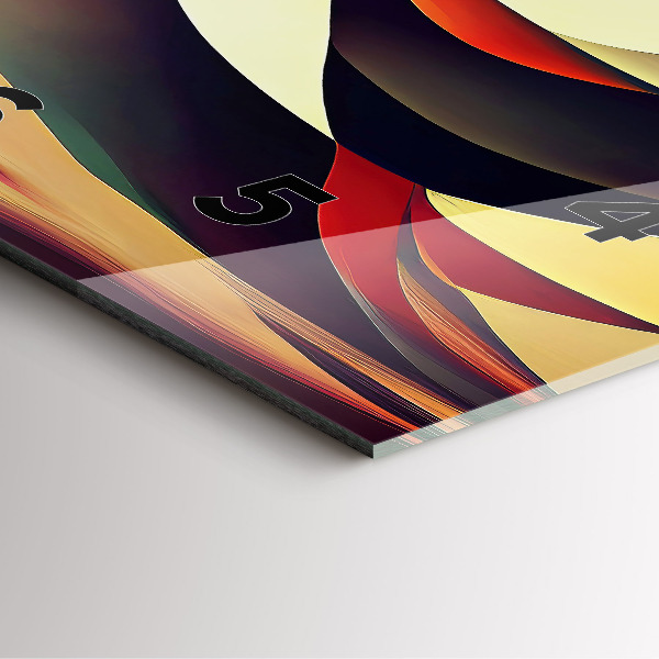 Štvorcové hodiny Abstraktné línie pozadia